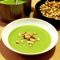 hrášková polévka